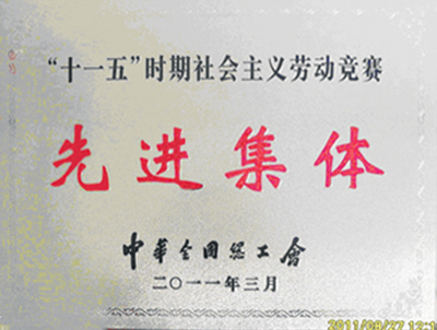 大明廚具獲評(píng)&rdquo;十一五&ldquo;時(shí)期社會(huì)主義勞動(dòng)競(jìng)賽先進(jìn)集體